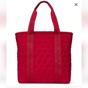 Victoria's Secret Red Velvet Quilted Tote bag SOLD OUT